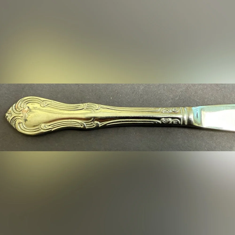 WALLACE SILVER Whitman Stainless Set of 10 Modern Knives Flatware‎ Silverware